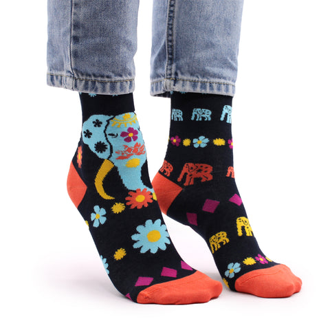 Hop Hare Bamboo Socks - Lucky Elephant