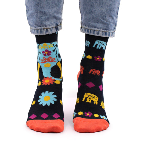 Hop Hare Bamboo Socks - Lucky Elephant