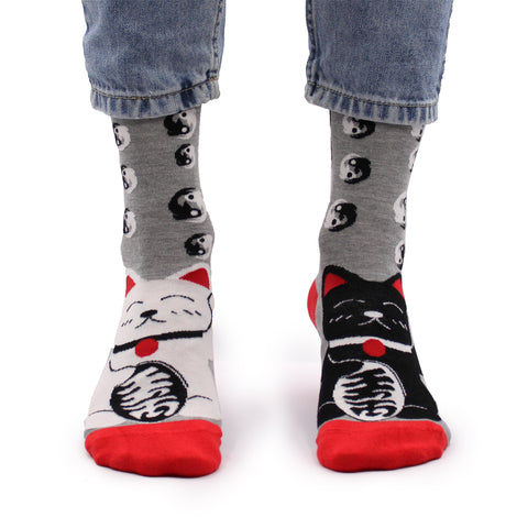 Hop Hare Bamboo Socks - Lucky Cats