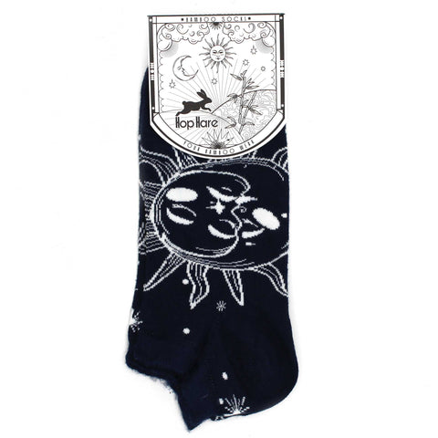 Hop Hare Bamboo Socks Low - Sun and Moon