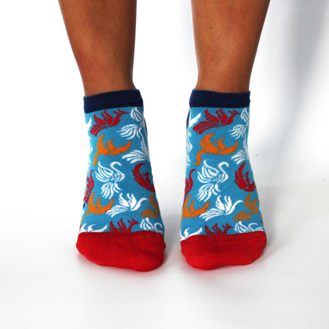 Hop Hare Bamboo Socks Low - Phoenix
