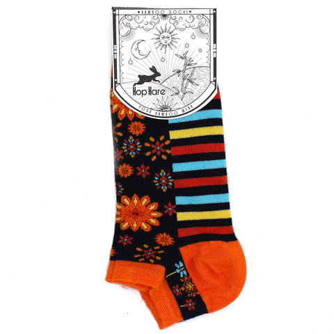 Hop Hare Bamboo Socks Low - Mandala Flowers