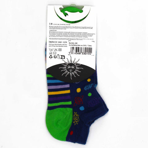 Hop Hare Bamboo Socks Low - 7 Chakra