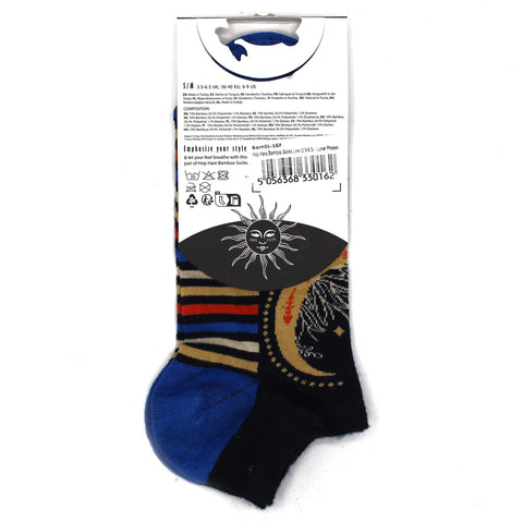 Hop Hare Bamboo Socks Low - Lunar Phases