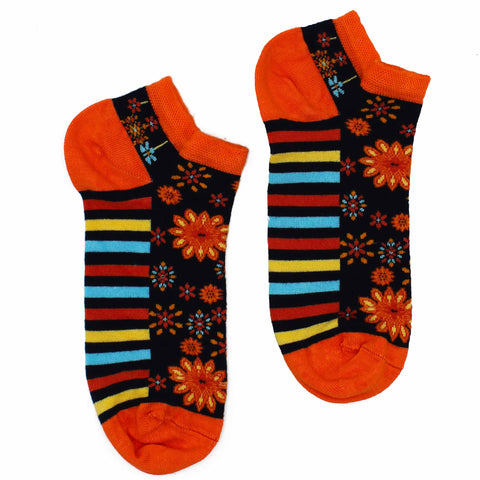 Hop Hare Bamboo Socks Low - Mandala Flowers