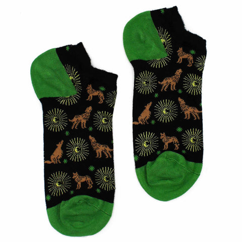 Hop Hare Bamboo Socks Low - Moonlight Wolfs