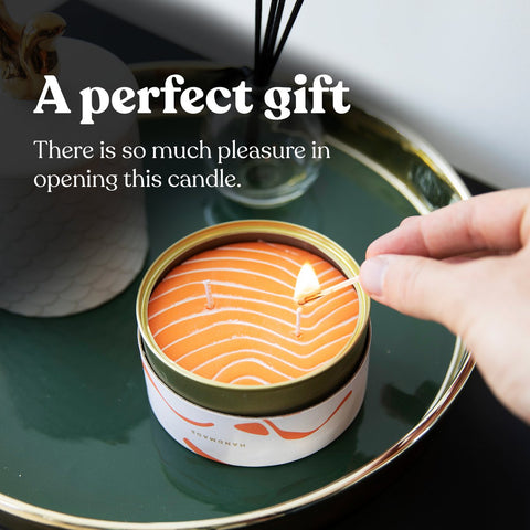 Orange Salmon CandleCan