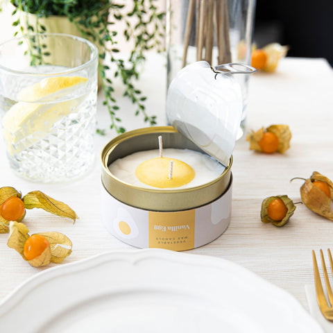 Vanilla Egg CandleCan