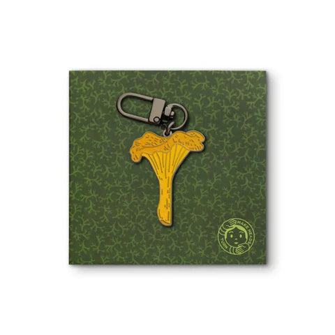 Enamel Carabiner Keychain "Chanterelle"
