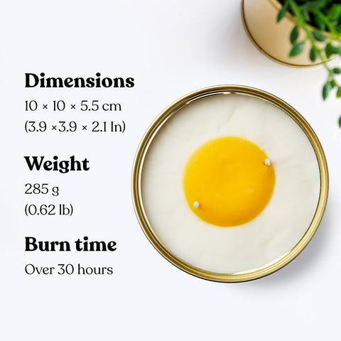 Vanilla Egg CandleCan