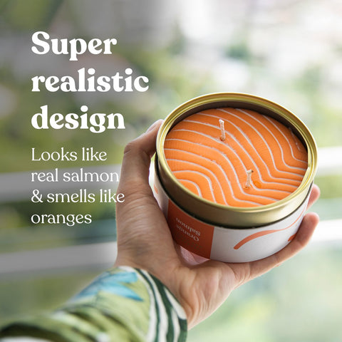 Orange Salmon CandleCan