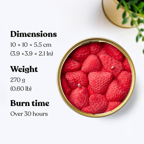 Ripe Strawberries Candle