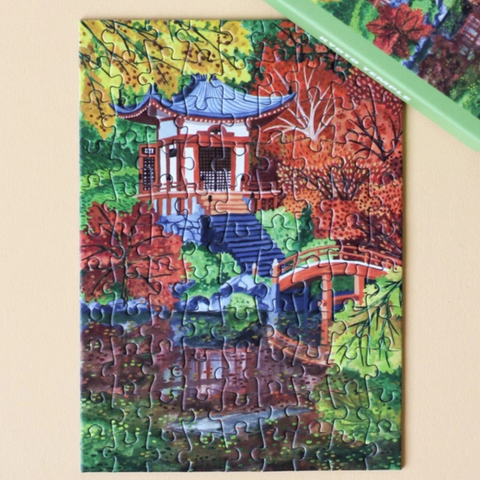 Kyoto Temple Mini Puzzle, 99 Pieces