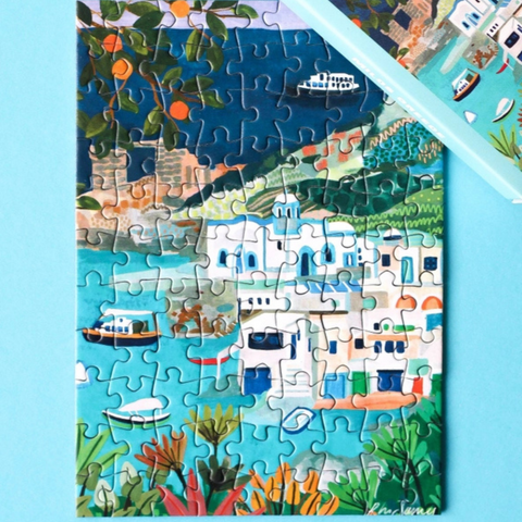 Milos Greece Mini Puzzle, 99 Pieces