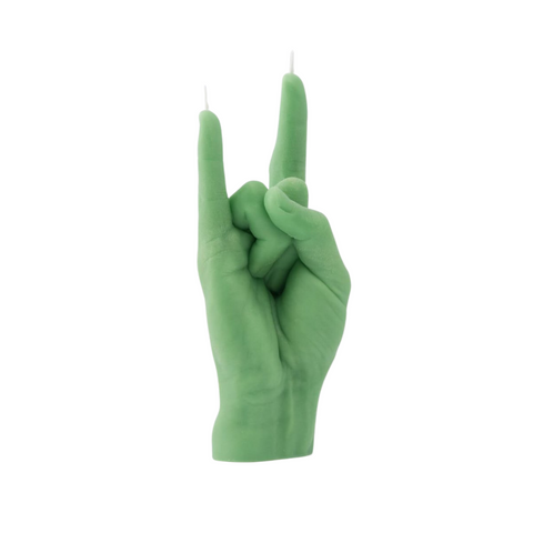 You Rock Candle Green