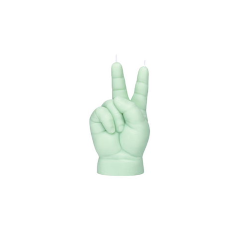 Baby PEACE Candle Green