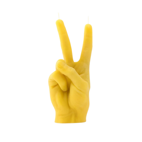Peace Candle Yellow