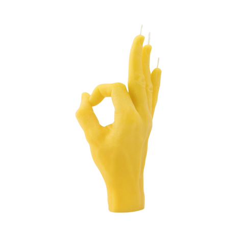 OK Candle Yellow