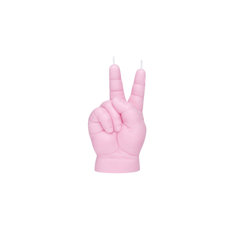 Baby PEACE Candle Pink