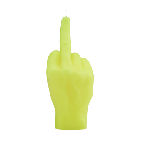 F*ck you Candle Neon Yellow