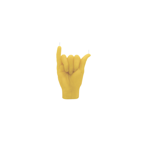 Shaka Candle Yellow