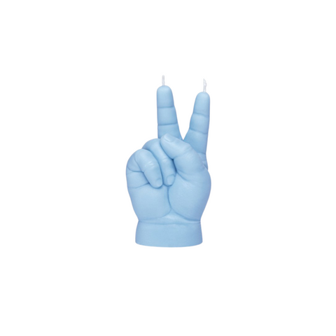 Baby PEACE Candle Blue