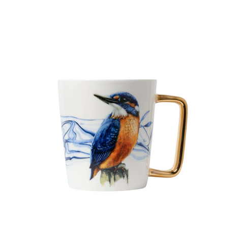 Mug Kingfisher gold