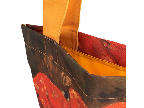 Cotton Bag Luxe, Girl in red kimono