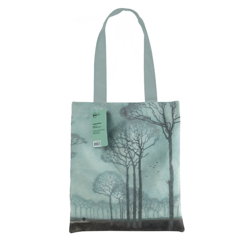 Cotton Tote Bag Luxe, Row of trees