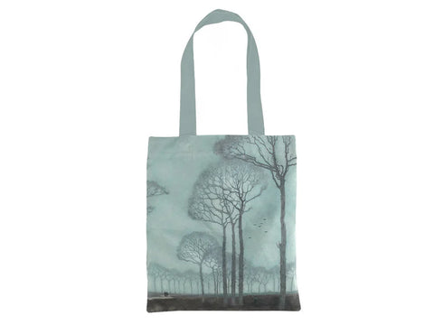 Cotton Tote Bag Luxe, Row of trees