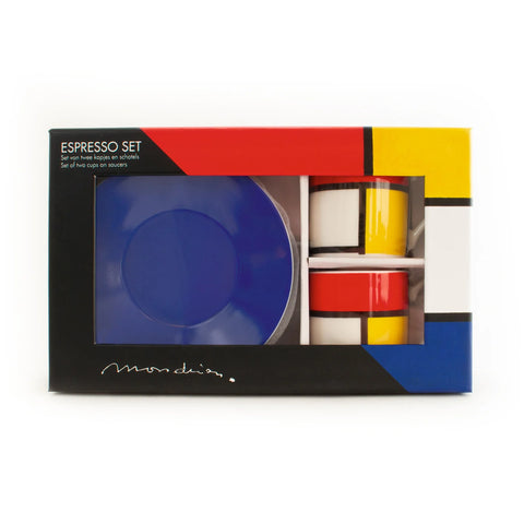 Espresso set, Mondriaan