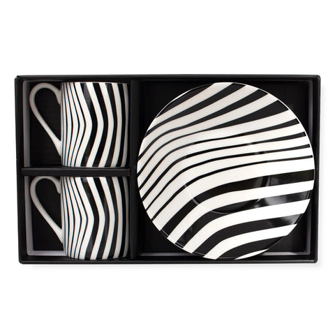Espresso set, Optical Art
