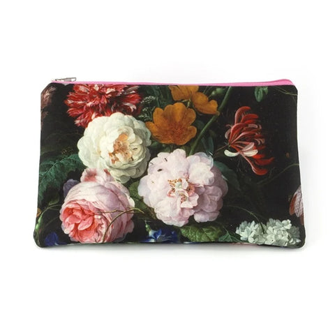 Pouch, De Heem, Vase with Flowers, Rijksmuseum