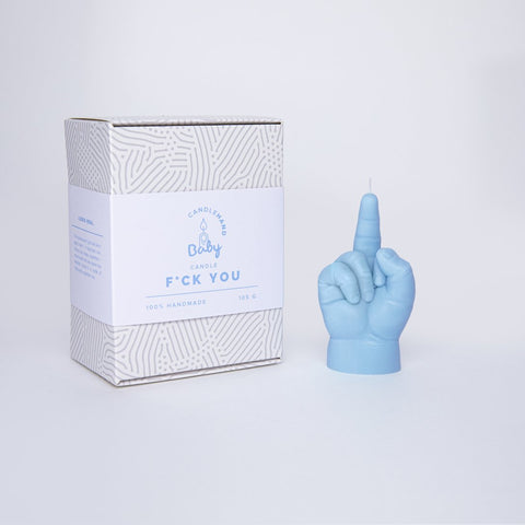 Baby F*CK YOU Candle Blue