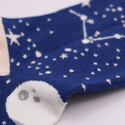 Hop Hare Bamboo Socks - Moon Walk