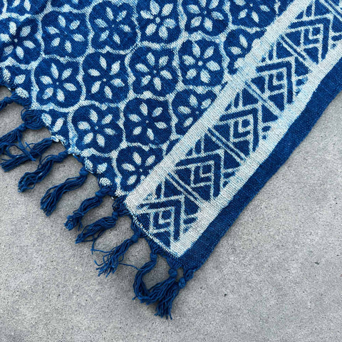 Handmade Indigo Runner - 170x60cm - Madjid Tiles