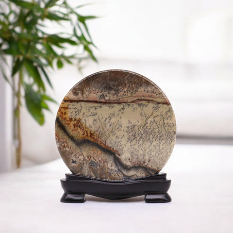 Guohua Picture Stones - Disc - 100mm (approx 140gm)