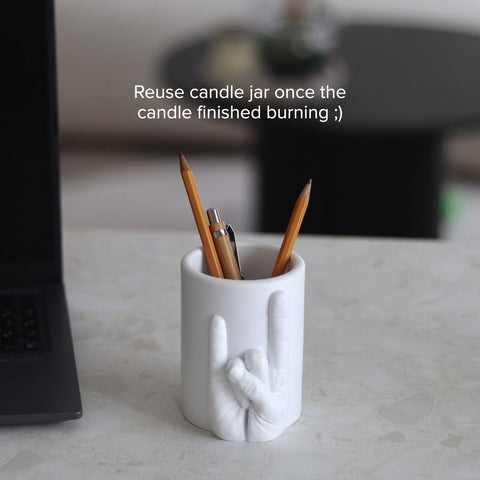 Scented You Rock Gesture Candle