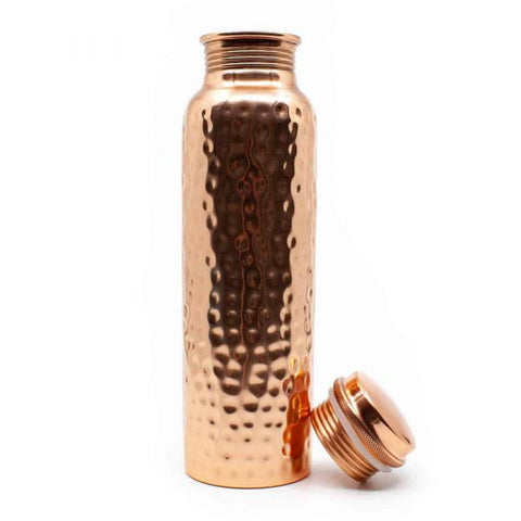 Spiru Copper Water Bottle Hammered – 900 ml