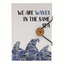 Small Notebook with strap - Waves in the same sea