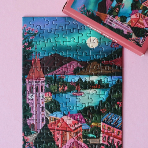 Suisse Nights Mini Puzzle, 99 Pieces