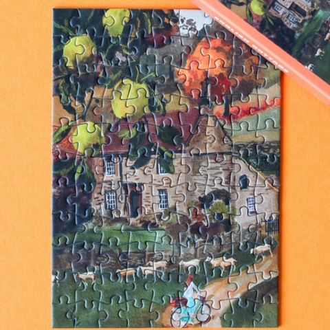 English Cottage 99 Piece Mini Puzzle