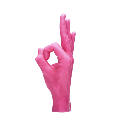 OK Candle Pink