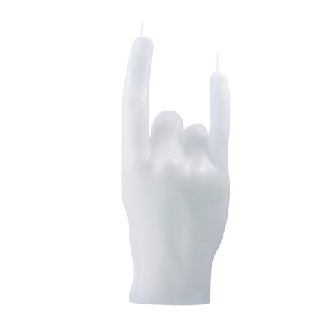 You Rock Candle White