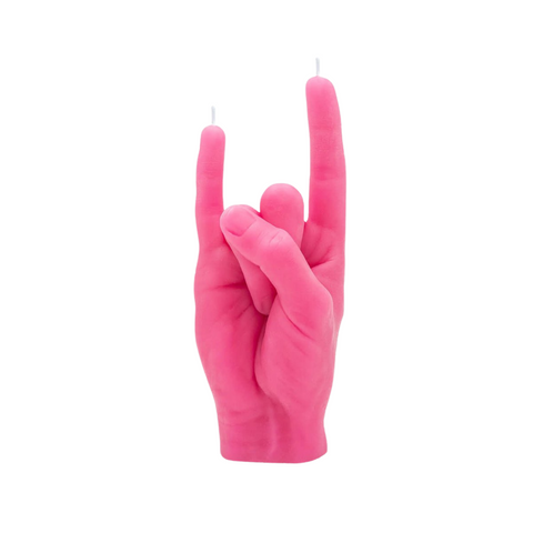 You Rock Candle Pink