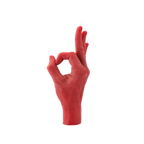 OK Candle Red