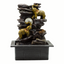 Tabletop Water Feature - 35cm - Elephants, Crystal Ball & Water Wheel