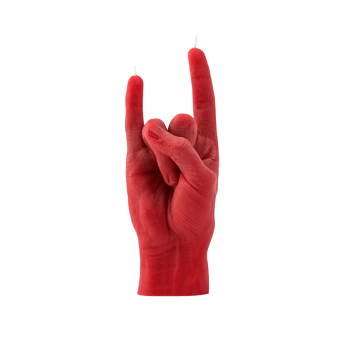 You Rock Candle Red