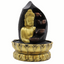 Tabletop Water Feature - 30cm - Golden Buddha & Pouring Pots
