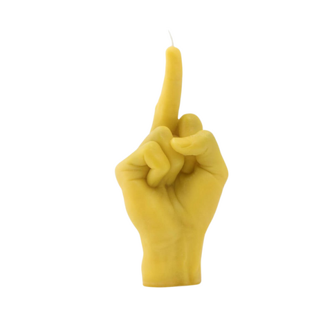 F*ck you Candle Yellow